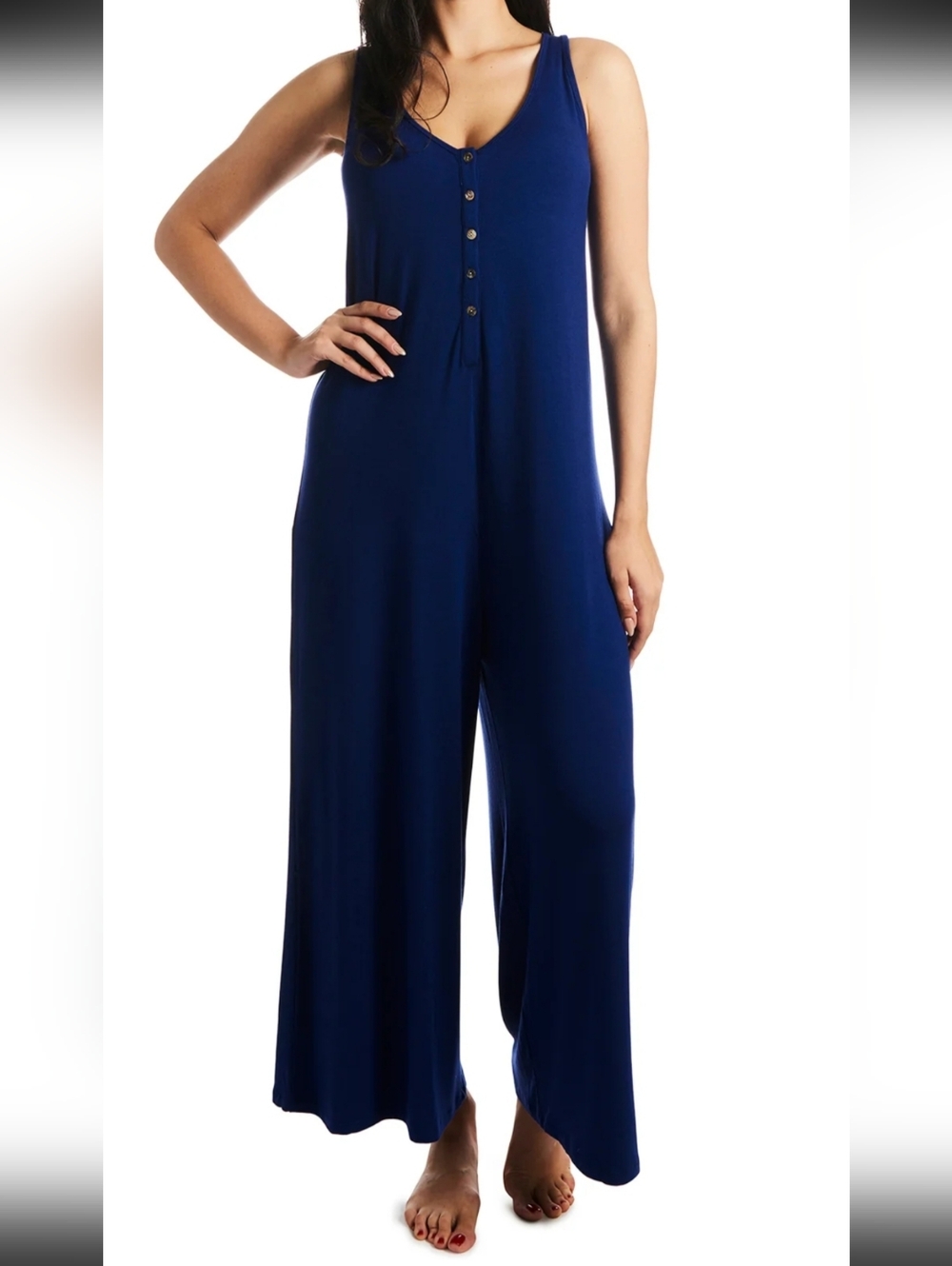 Taylor & Sage Deep Blue Jumpsuit